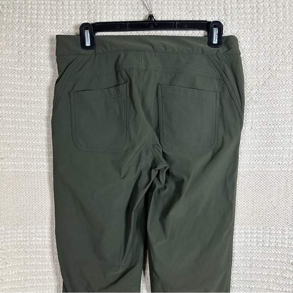 ATHLETA dark green Wander slim fit pants 6 TALL - Picture 5 of 8